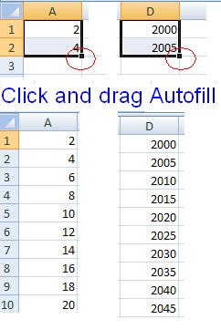 Excel - Autofill